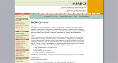 Desktop Screenshot of memics.cz
